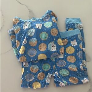 Little Sleepies Milk and Cookies Pajamas